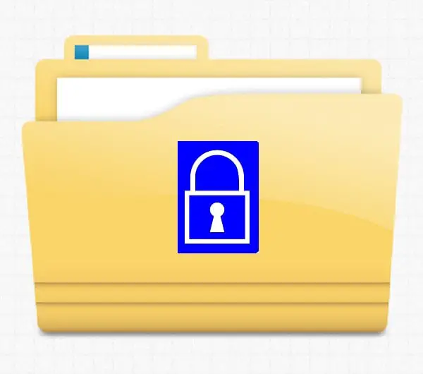 lock and folder