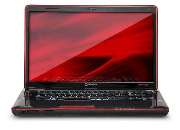 Toshiba Qosmio X505-Q8100X red screen