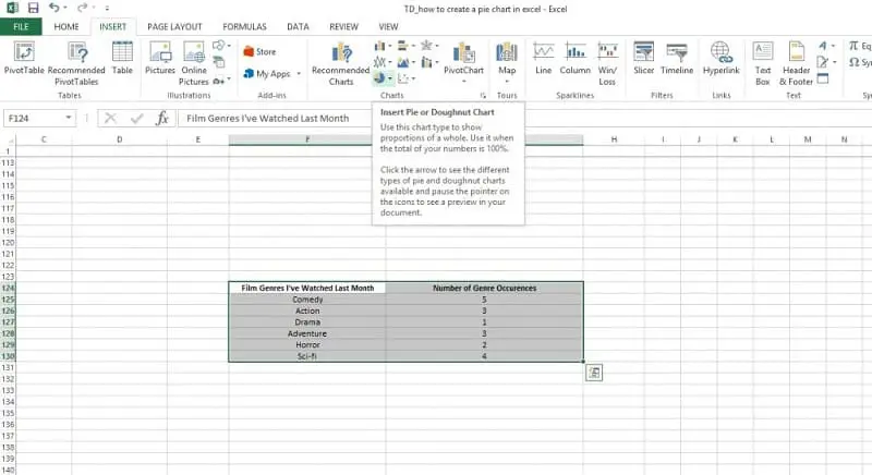 How to Create a Pie Chart in Excel 3