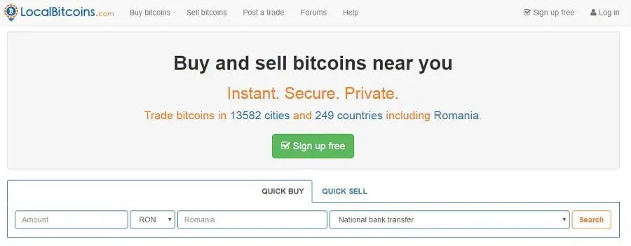 buy bitcoin with PayPal via localbitcoins