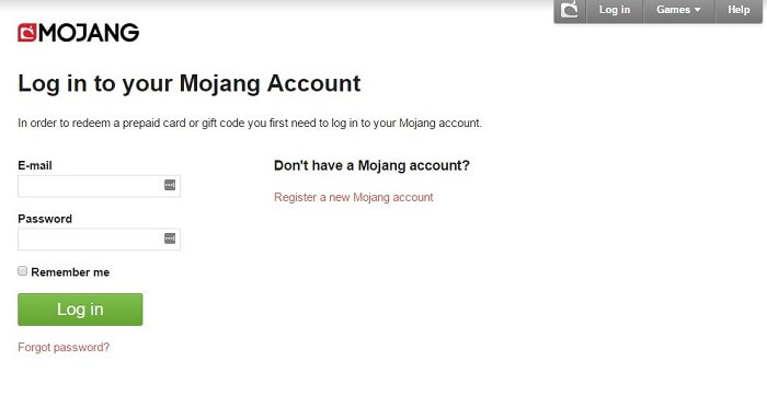 Mojang Account